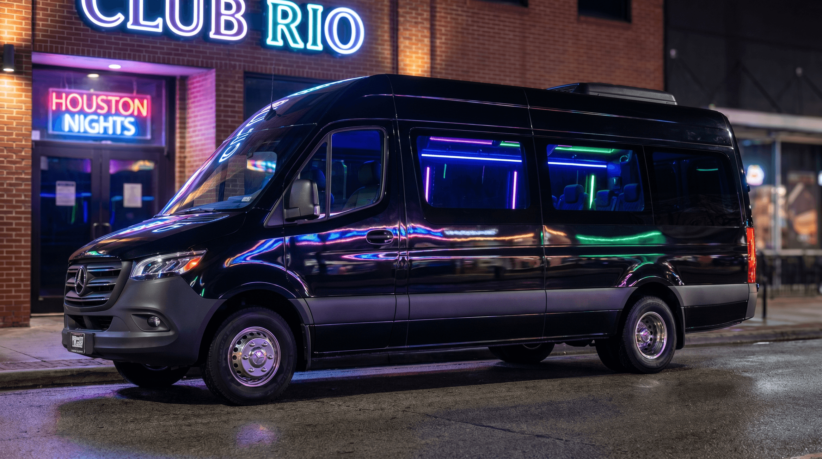 Sprinter Party Bus (14-pax) — Houston Luxe Auto