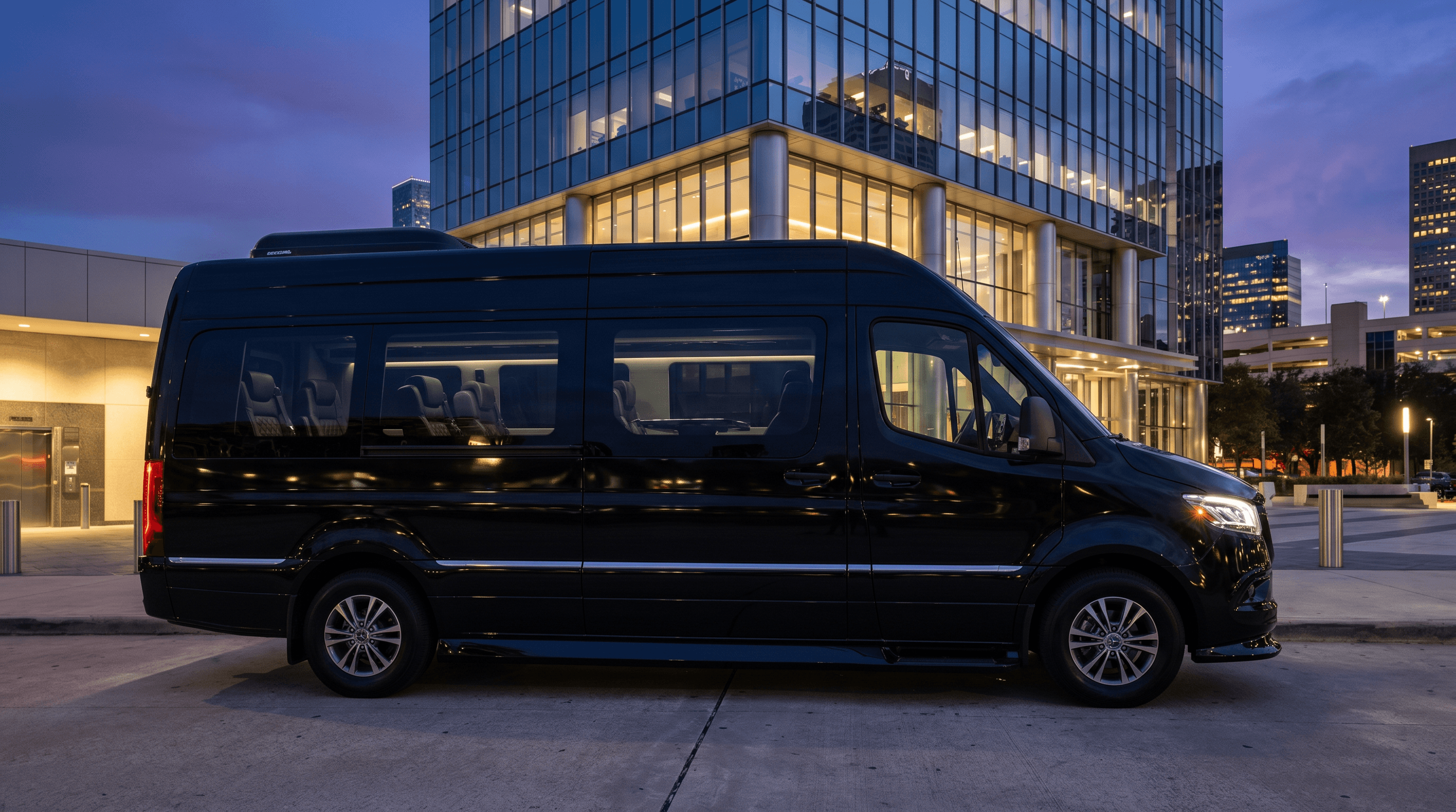 Mercedes-Benz Sprinter VIP Lounge (8-pax) rental in Houston